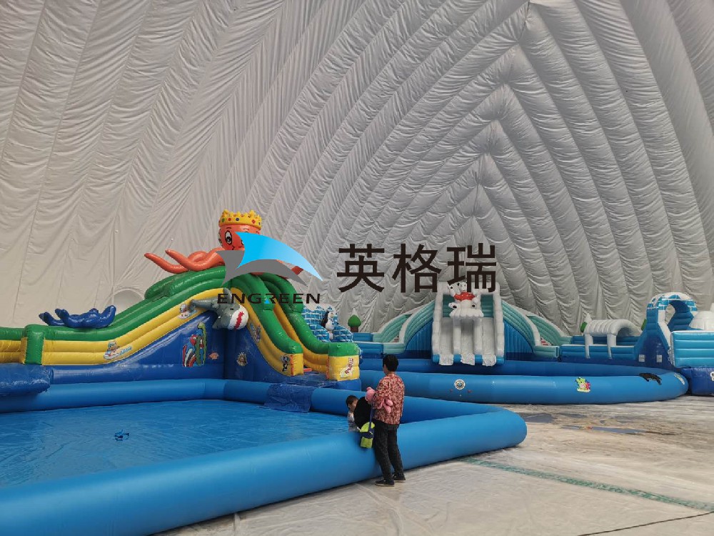 氣膜搭建的室內水上樂園，你心動了嗎？