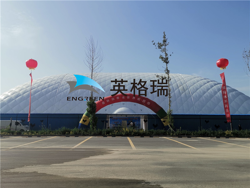 充氣吹起來(lái)的氣膜館，耗電量是不是很大呢？